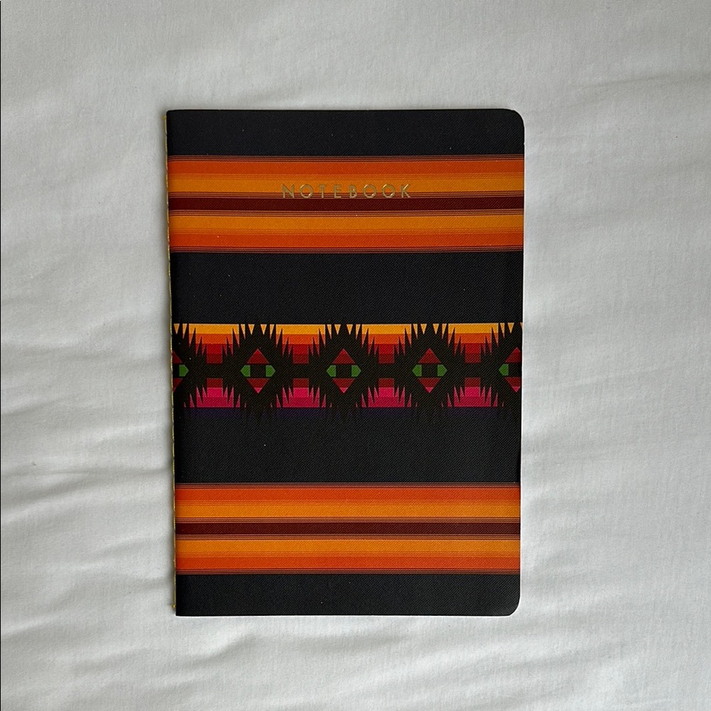 Colorful Striped Notebook